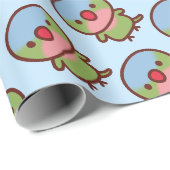 Prinzessinnenpapagei Geschenkpapier (Rolleneckpunkt)