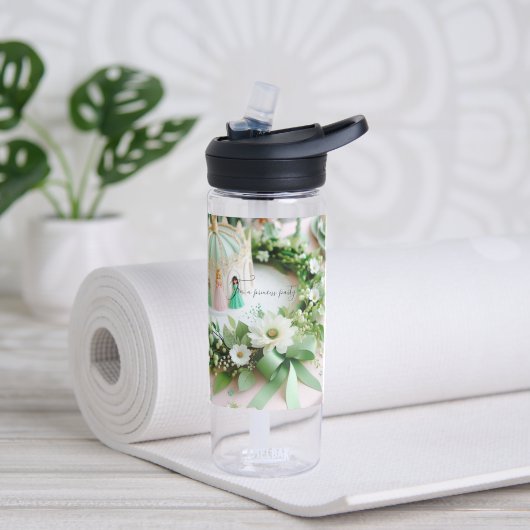 Prinzessinnenparty Trinkflasche (Yoga (gedreht))