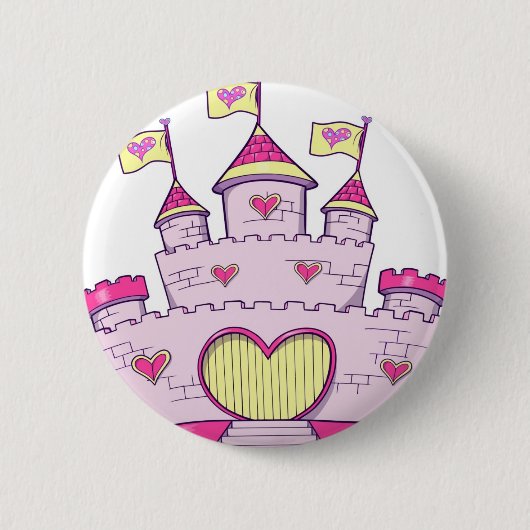 Prinzessinschloss Button (Vorderseite)