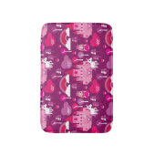 Prinzessinschloss und Einhornregenbogen Badematte (Vorderseite Vertikal)