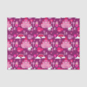 Prinzessinschloss und Einhornregenbogen Seidenpapier (Vorderseite)