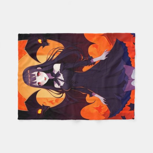 PRINZESVAMPIRE VON BATEN - GOTHISCH FLEECEDECKE (Vorderseite (Horizontal))