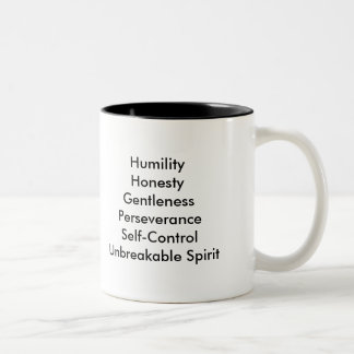 Prinzipien von Choi Kwang tun Zweifarbige Tasse