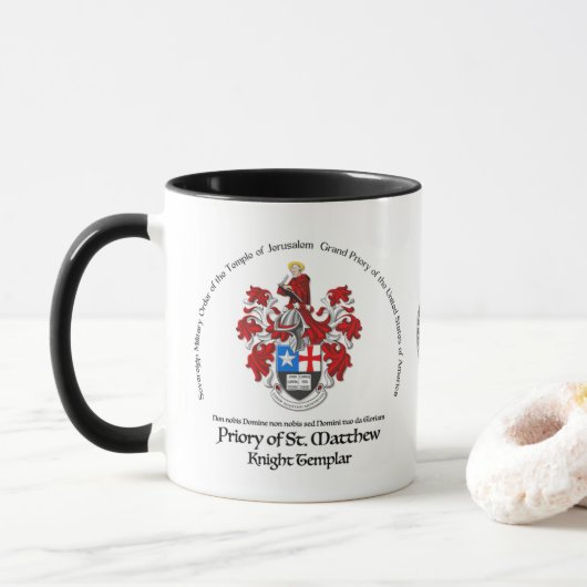 Priorat von St. Matthew/SMOTJ Templer Tasse (Mit Donut)