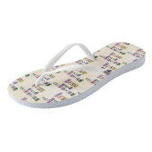 Priorisiere dich selbst badesandalen (Schrägansicht)