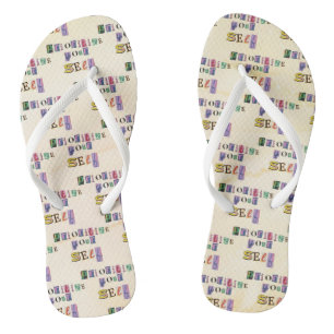 Priorisiere dich selbst badesandalen