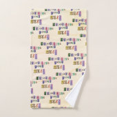 Priorisiere dich selbst badhandtuch set (Handtuch)