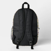 Priorisiere dich selbst bedruckter rucksack (Rückseite)