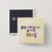 Priorisiere dich selbst button (Vorne & Hinten)
