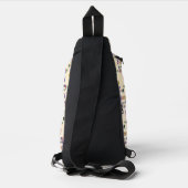 Priorisiere dich selbst crossbody bag (Rückseite)