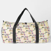 Priorisiere dich selbst duffle bag (Rückseite)
