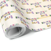 Priorisiere dich selbst geschenkpapier (Rolleneckpunkt)