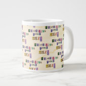 Priorisiere dich selbst Jumbo-Tasse (Vorderseite Rechts)