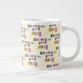 Priorisiere dich selbst Jumbo-Tasse (Rechts)