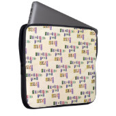 Priorisiere dich selbst laptopschutzhülle (Vorne Rechts)