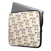Priorisiere dich selbst laptopschutzhülle (Vorderseite Links)