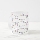 Priorisiere dich selbst mattglastasse (Vorderseite Links)