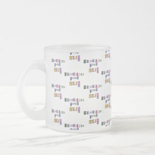 Priorisiere dich selbst mattglastasse (Links)