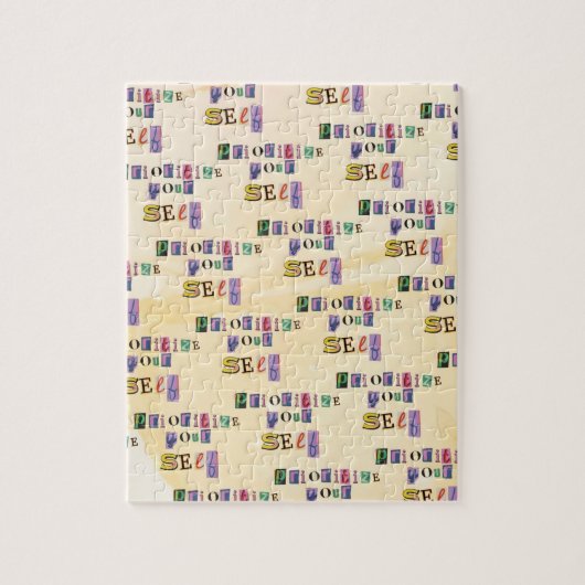 Priorisiere dich selbst puzzle (Vertikal)