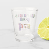 Priorisiere dich selbst schnapsglas (Rückseite)