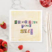 Priorisiere dich selbst serviette (Beispiel)