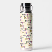 Priorisiere dich selbst trinkflasche (Rückseite)