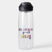 Priorisiere dich selbst trinkflasche (Rückseite)