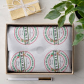 Prioritär-Rentierbrief von Santa Name Seidenpapier (Geschenk)