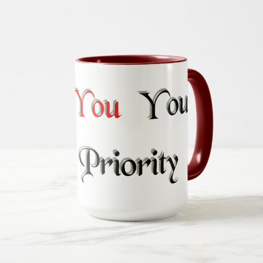 Priorität 1 tasse (VorderseiteRechts)