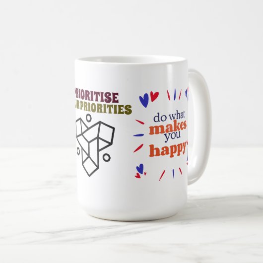 Priorität Kaffeetasse (VorderseiteRechts)