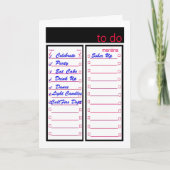 Priorität Karte (Vorderseite)