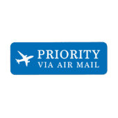 PRIORITÄT ÜBER LUFTMAIL 飛 行 Flugzeug ラ ル 機 (Vorne)