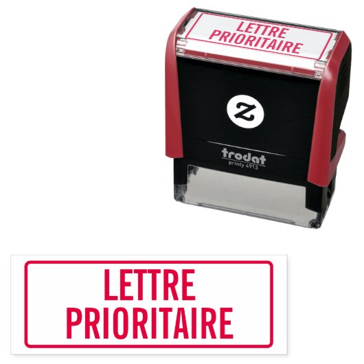 Prioritätsbriefstempel Permastempel (Beispiel)
