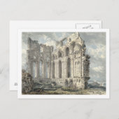 Priory, Northumberland, c.1792-93 (w/c Postkarte (Vorne/Hinten)