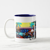 PRISARTS Kaffee-Tasse Zweifarbige Tasse (Links)