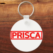 Prisca-Briefmarke Schlüsselanhänger (Vorderseite)