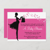 Priscilla Baby Shower Einladung (Vorne/Hinten)