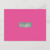 Priscilla Baby Shower Einladung (Rückseite)