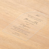 Priscilla Classic Wedding Einladung (Ablage )