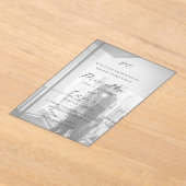 Priscilla Classic Wedding Save the Date Acryleinladungen (Ablage )