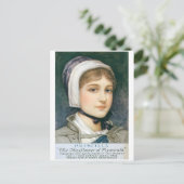 Priscilla Die Mayflower von Plymouth Postkarte (Stehend Vorderseite)