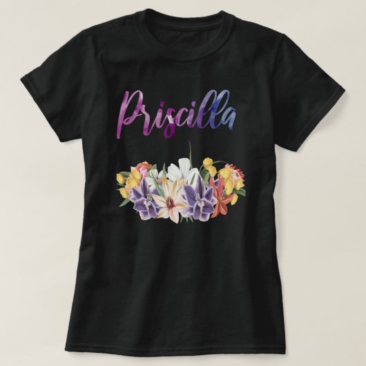 Priscilla ist ein schöner Name T-Shirt (Design vorne)