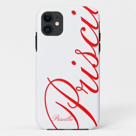 Priscilla - schönes iPhone Case (Rückseite)