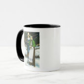 Priscilla und John Alden Scene Tasse (Vorderseite Links)