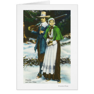 Priscilla und Johns Alden Szene