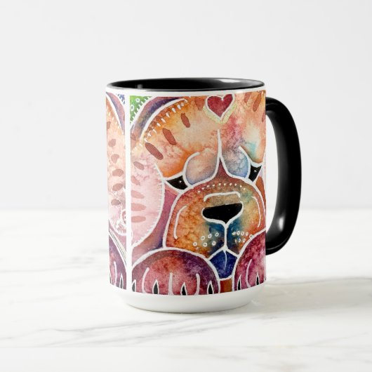 PRISM Chow - 15 oz Tasse (VorderseiteRechts)