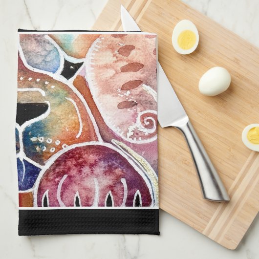 PRISM Chow Hund Geschirrtuch (Viertel Falte)