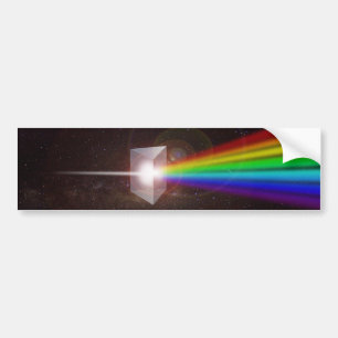 Prism Color Spectrum Space Stars Galaxy DE LaRue Autoaufkleber