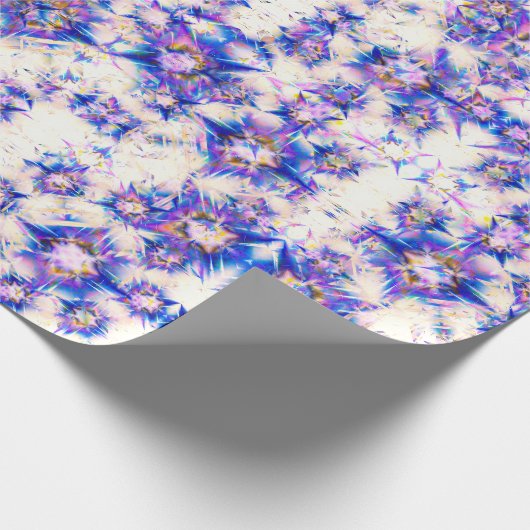 Prism Crystal Christmas Gift Wrap Geschenkpapier (Ecke)