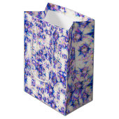 Prism Crystal Christmas Mittlere Geschenktüte (Vorderseite Schrägansicht)